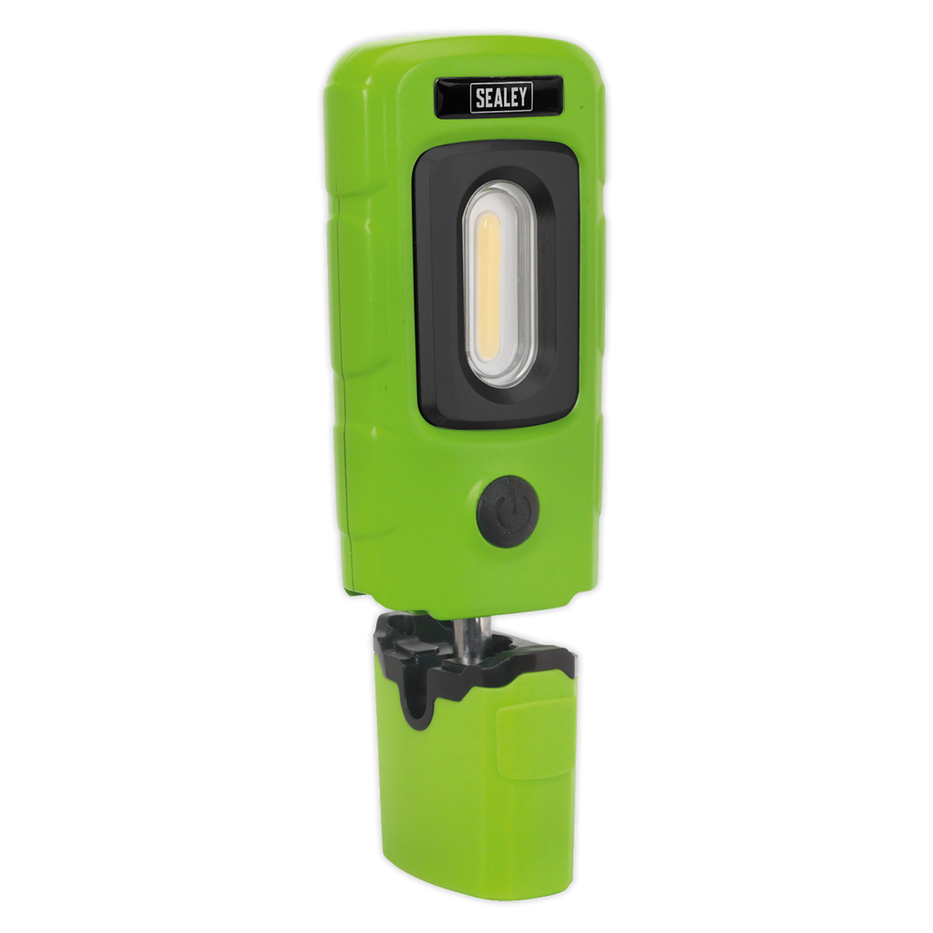 Rechargeable 360° Inspection Light 3W COB & 1W SMD LED - Gre