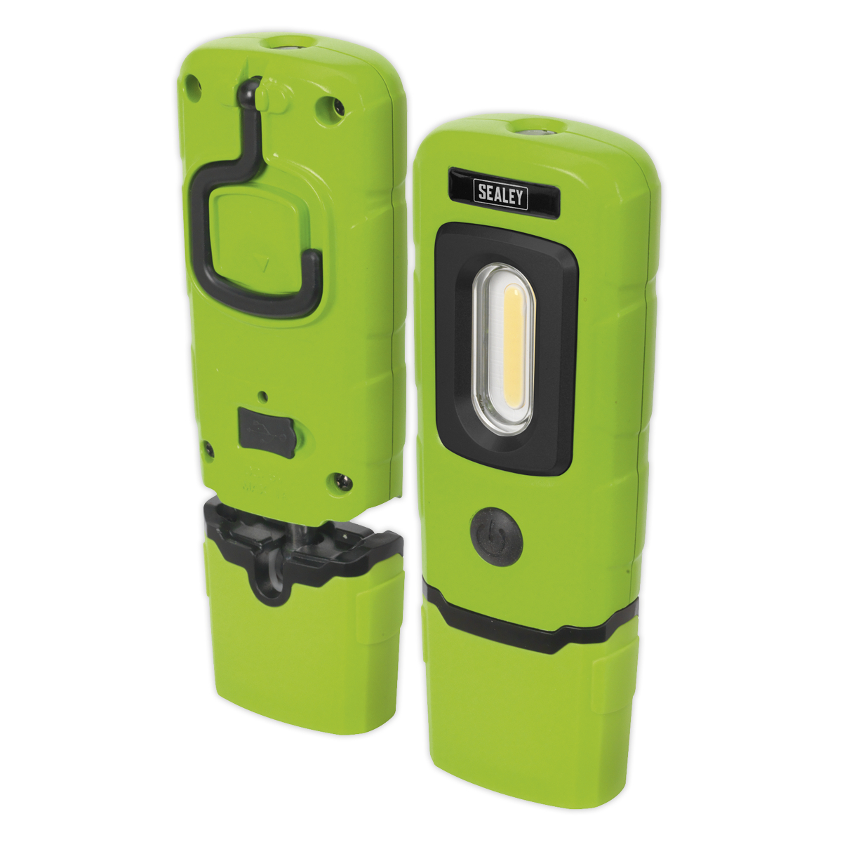 Rechargeable 360° Inspection Light 3W COB & 1W SMD LED - Gre