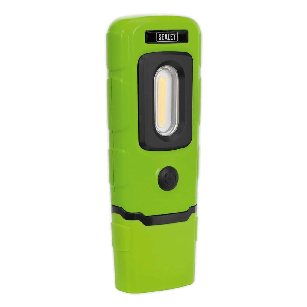 Rechargeable 360° Inspection Light 3W COB & 1W SMD LED - Gre
