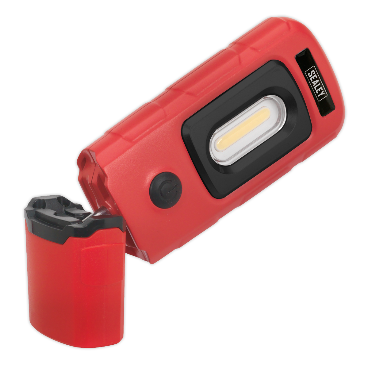 Rechargeable 360° Inspection Light 3W COB & 1W SMD LED - Red