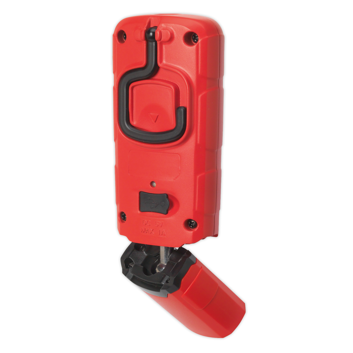 Rechargeable 360° Inspection Light 3W COB & 1W SMD LED - Red