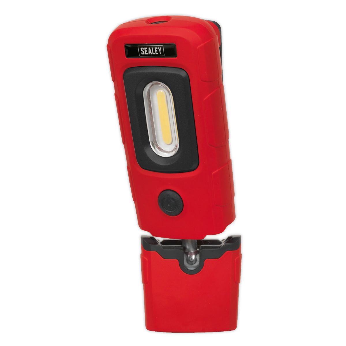 Rechargeable 360° Inspection Light 3W COB & 1W SMD LED - Red