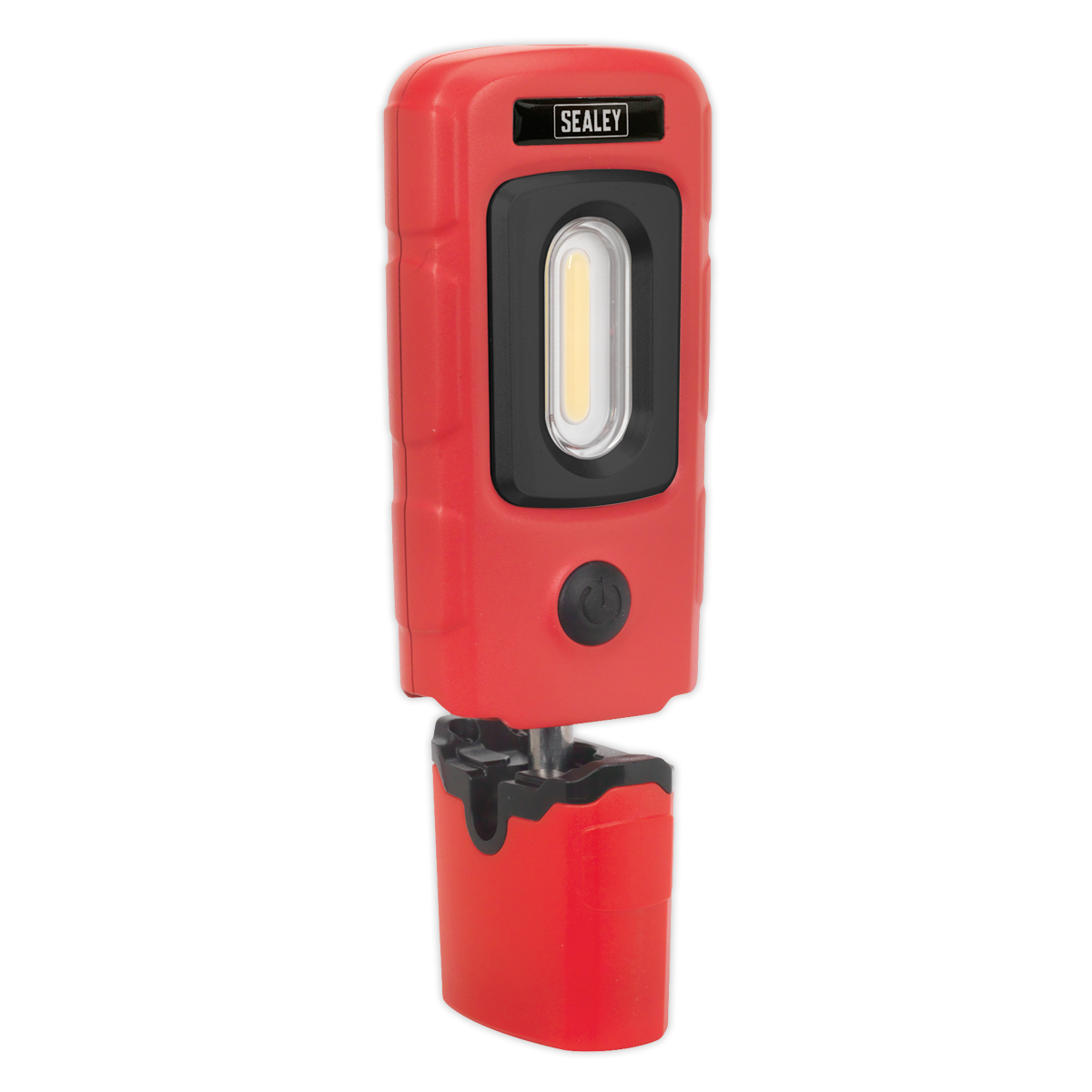 Rechargeable 360° Inspection Light 3W COB & 1W SMD LED - Red
