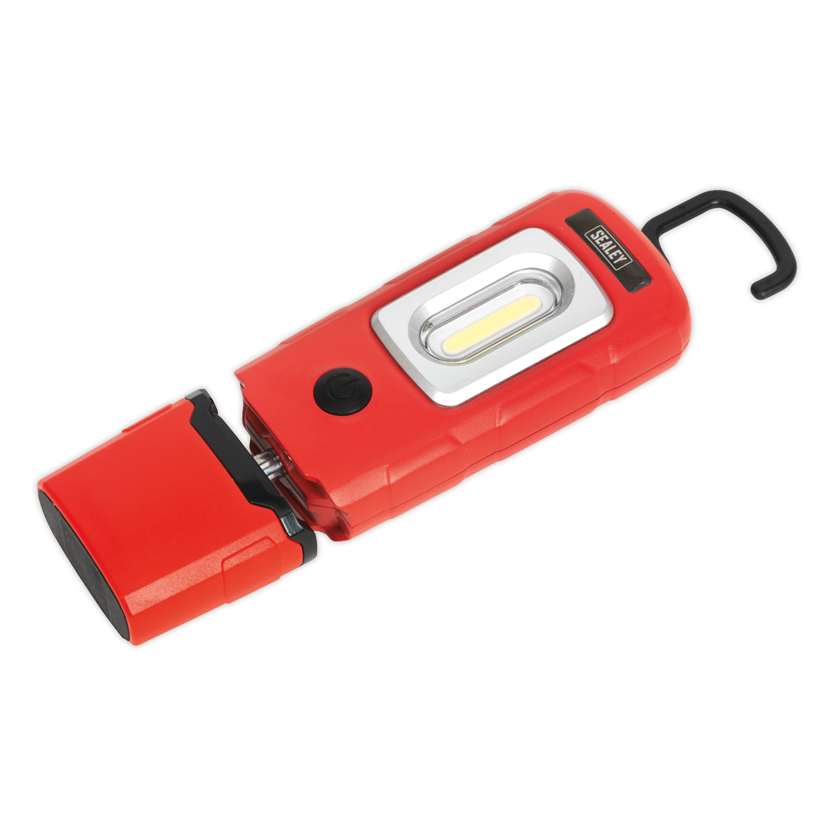 Rechargeable 360° Inspection Light 3W COB & 1W SMD LED - Red