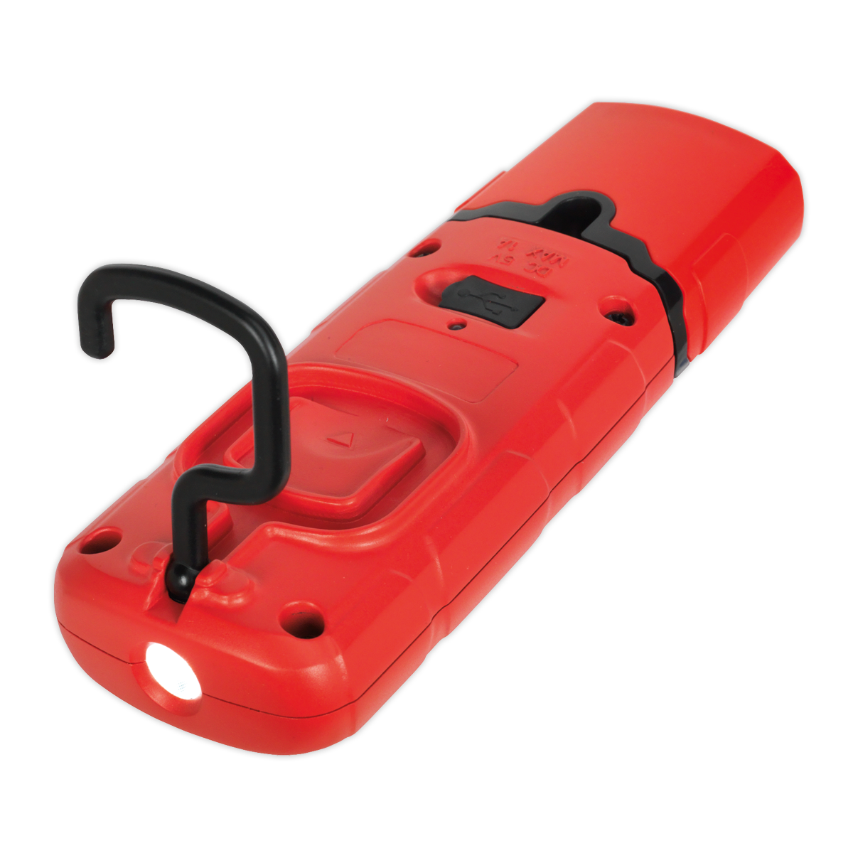 Rechargeable 360° Inspection Light 3W COB & 1W SMD LED - Red