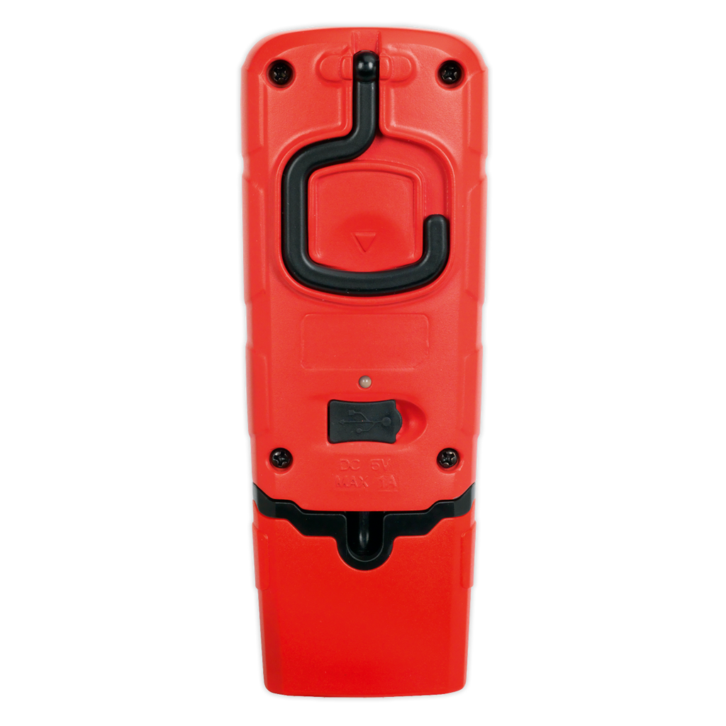 Rechargeable 360° Inspection Light 3W COB & 1W SMD LED - Red