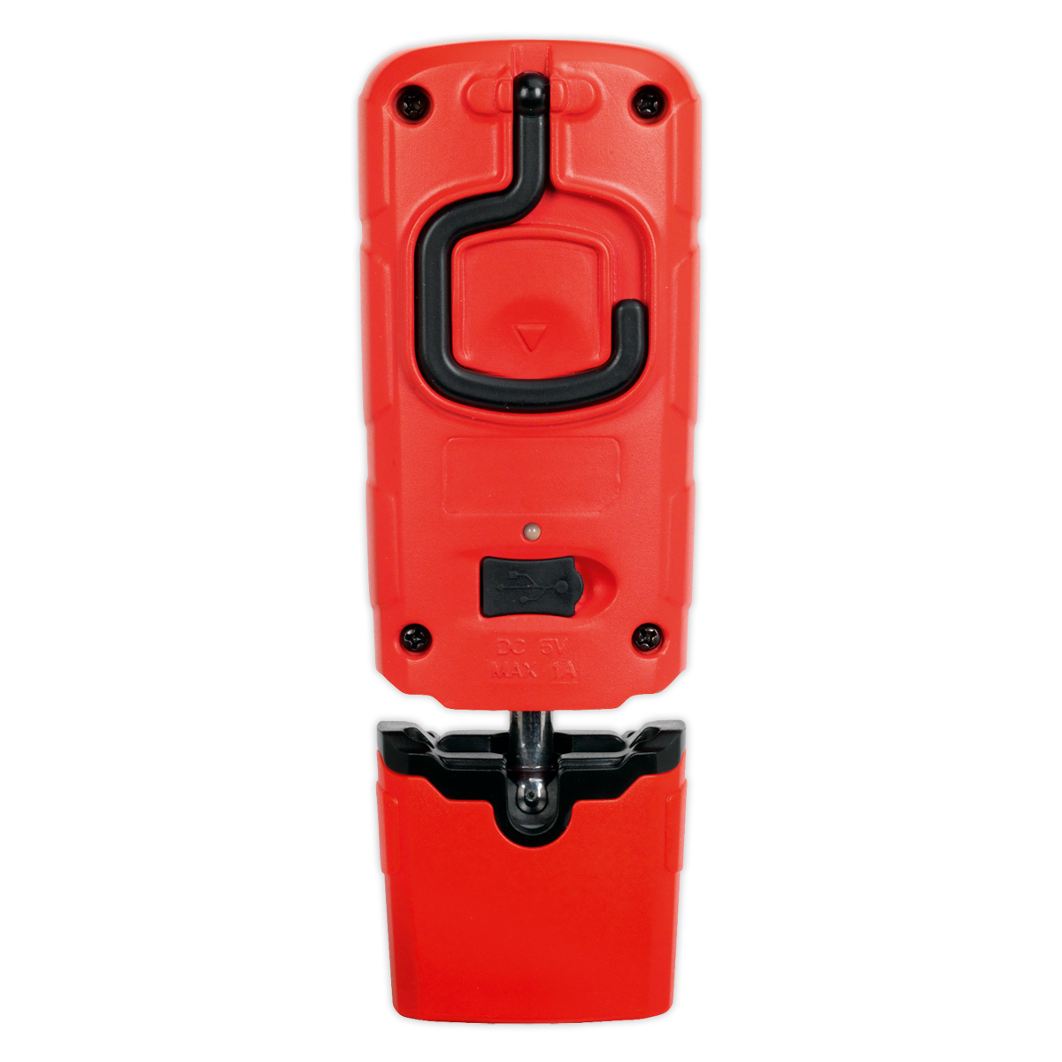 Rechargeable 360° Inspection Light 3W COB & 1W SMD LED - Red