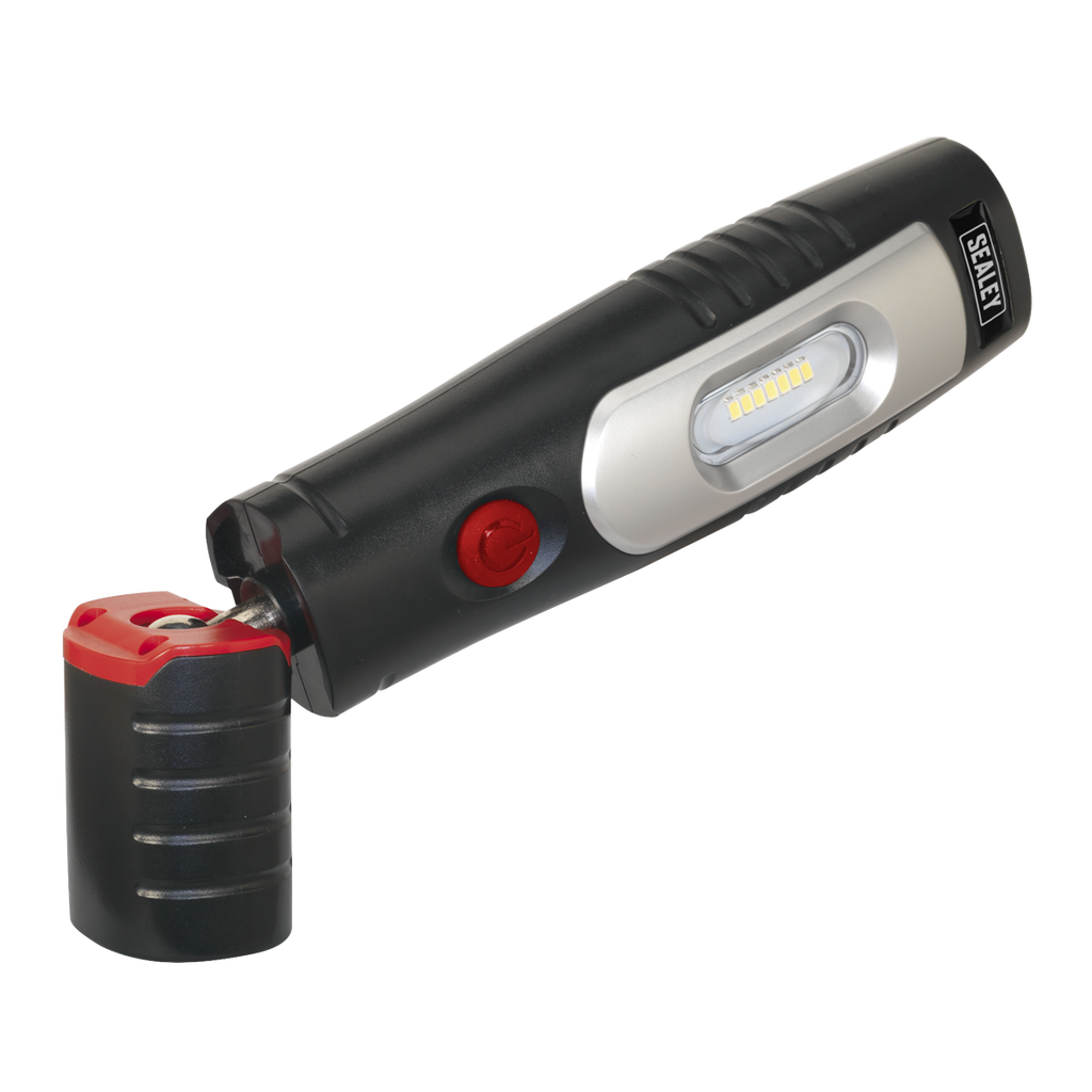 Rechargeable 360° Inspection Light 4W & 3W SMD LED - Black