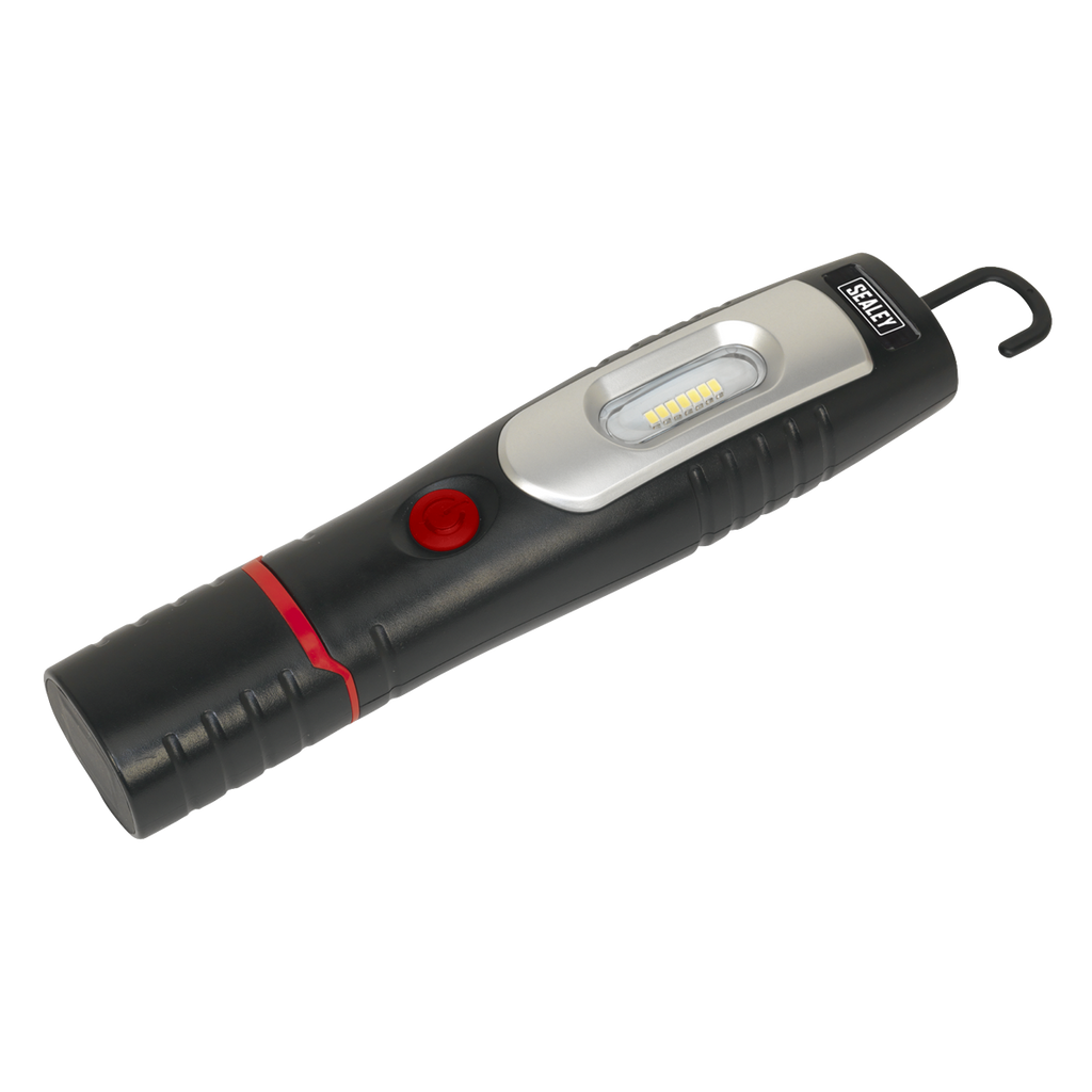 Rechargeable 360° Inspection Light 4W & 3W SMD LED - Black