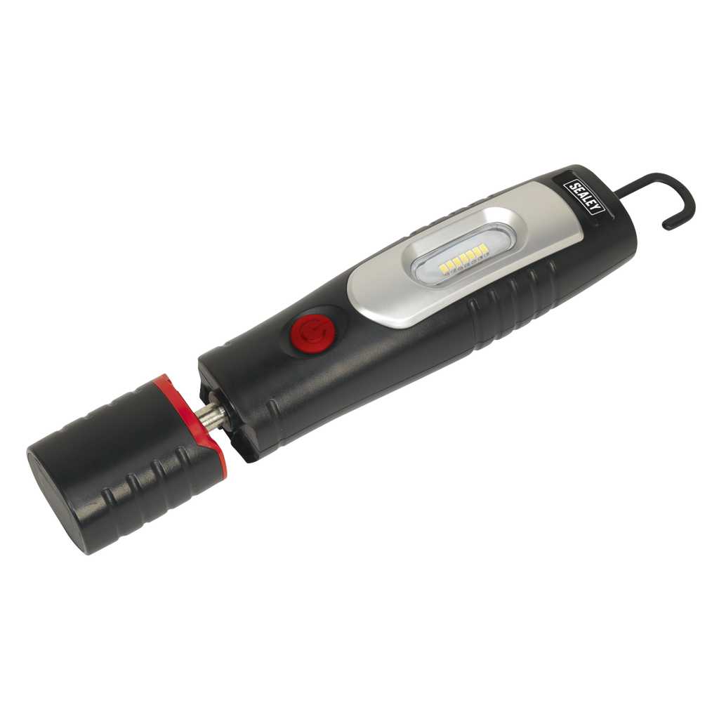 Rechargeable 360° Inspection Light 4W & 3W SMD LED - Black