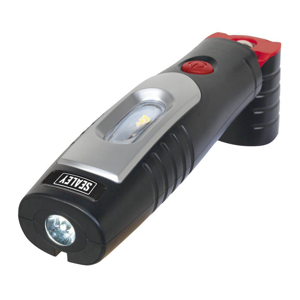 Rechargeable 360° Inspection Light 4W & 3W SMD LED - Black