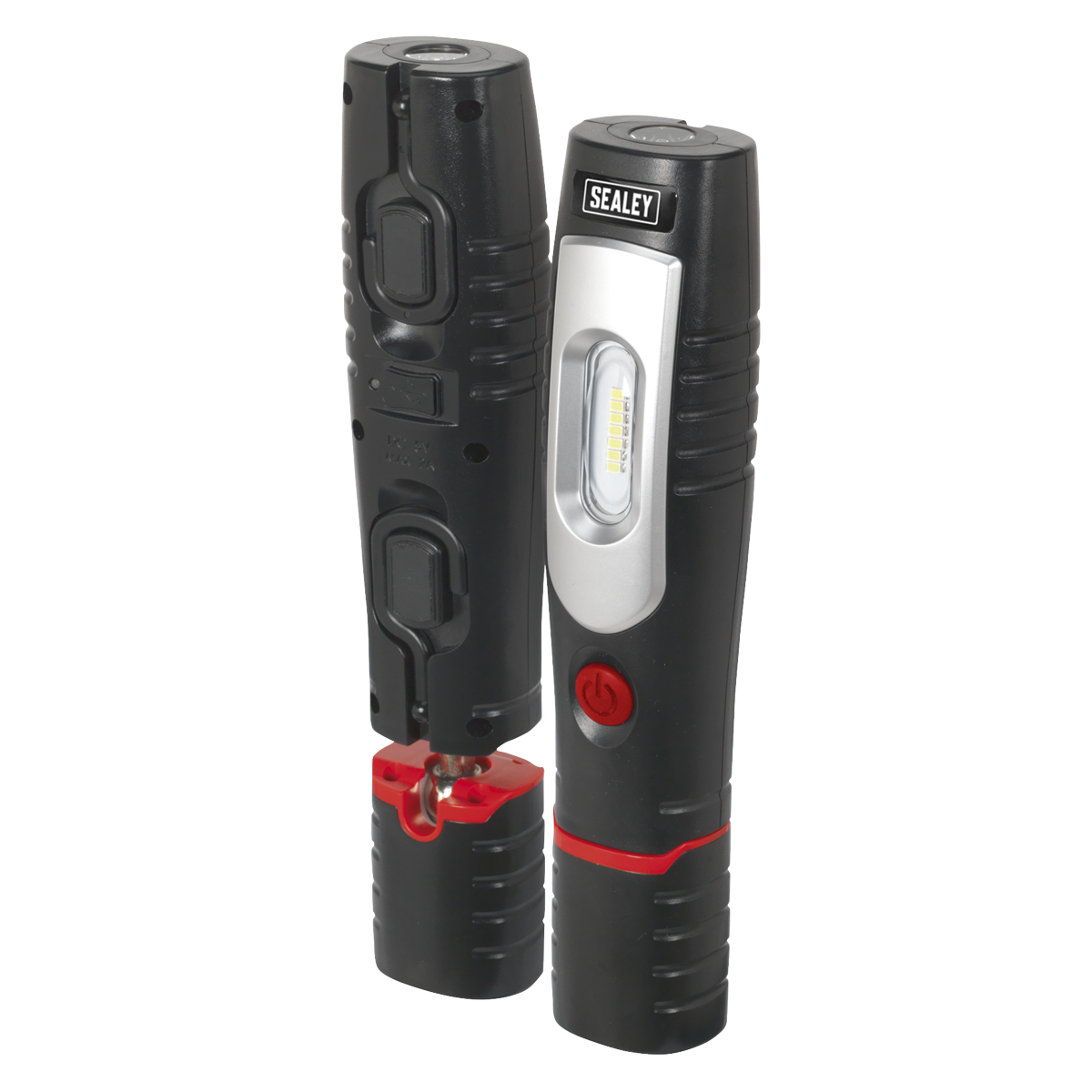 Rechargeable 360° Inspection Light 4W & 3W SMD LED - Black