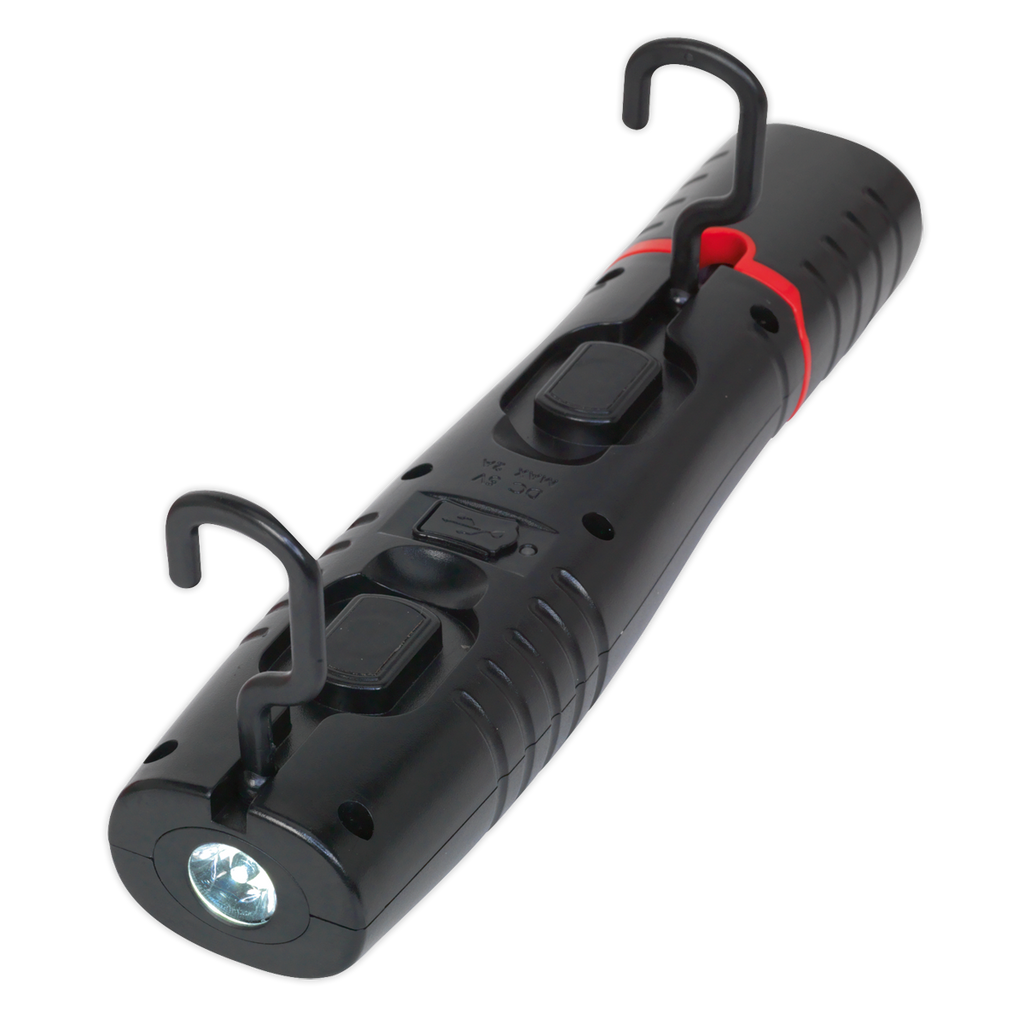 Rechargeable 360° Inspection Light 4W & 3W SMD LED - Black