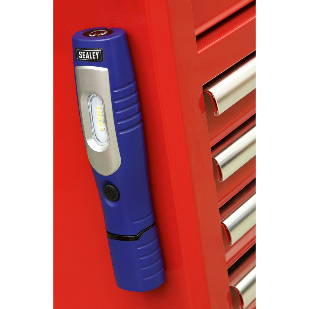 Rechargeable 360° Inspection Light 4W & 3W SMD LED - Blue