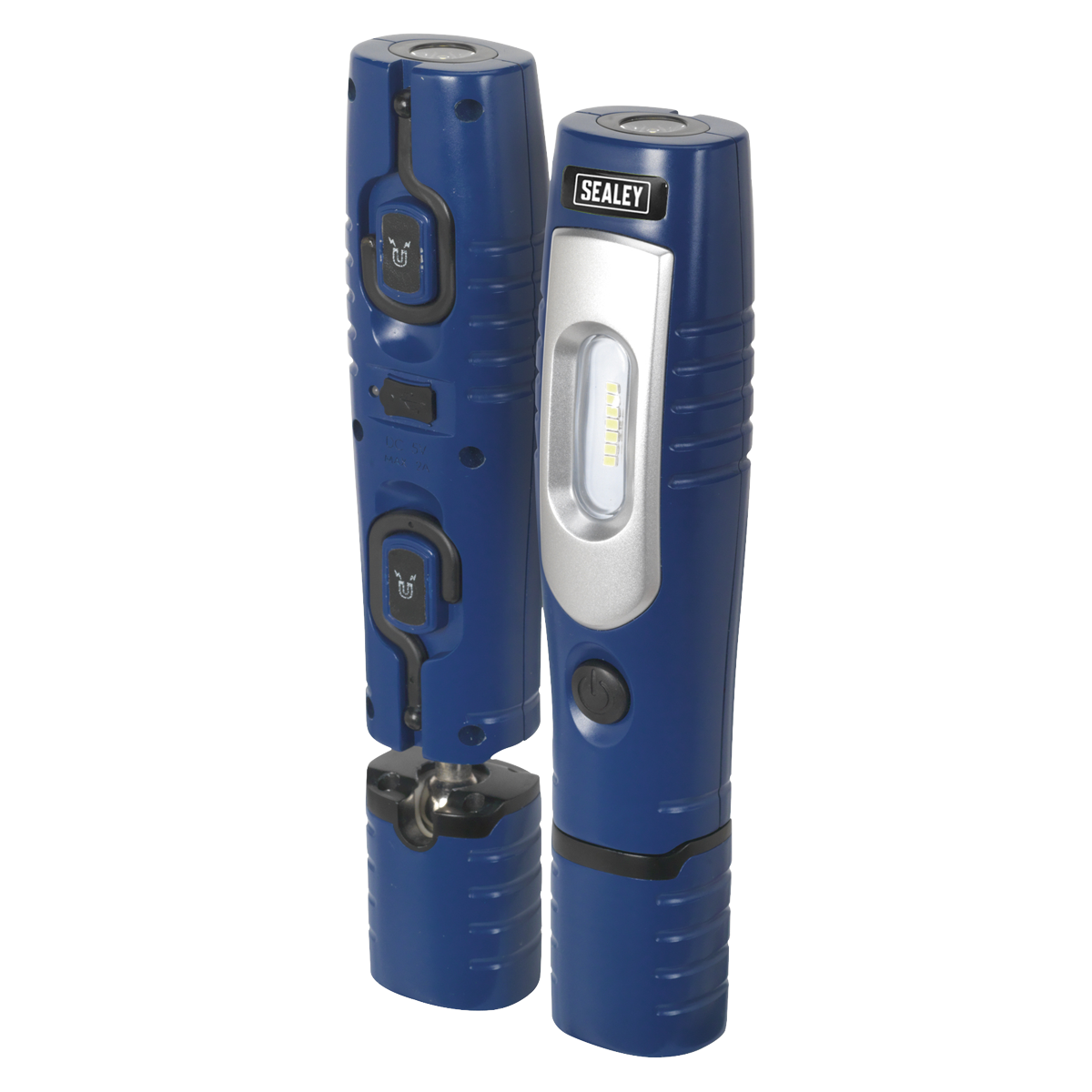 Rechargeable 360° Inspection Light 4W & 3W SMD LED - Blue