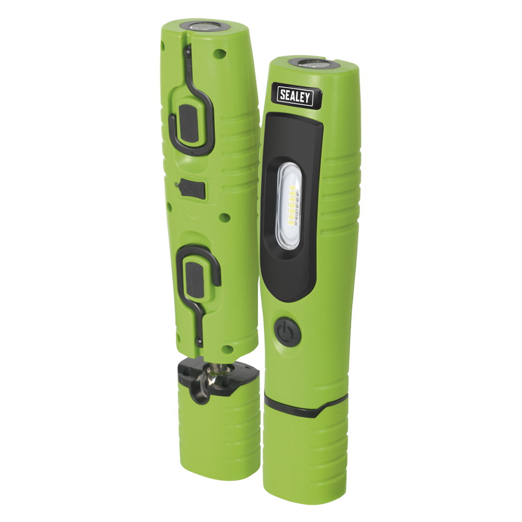 Rechargeable 360° Inspection Light 4W & 3W SMD LED - Green