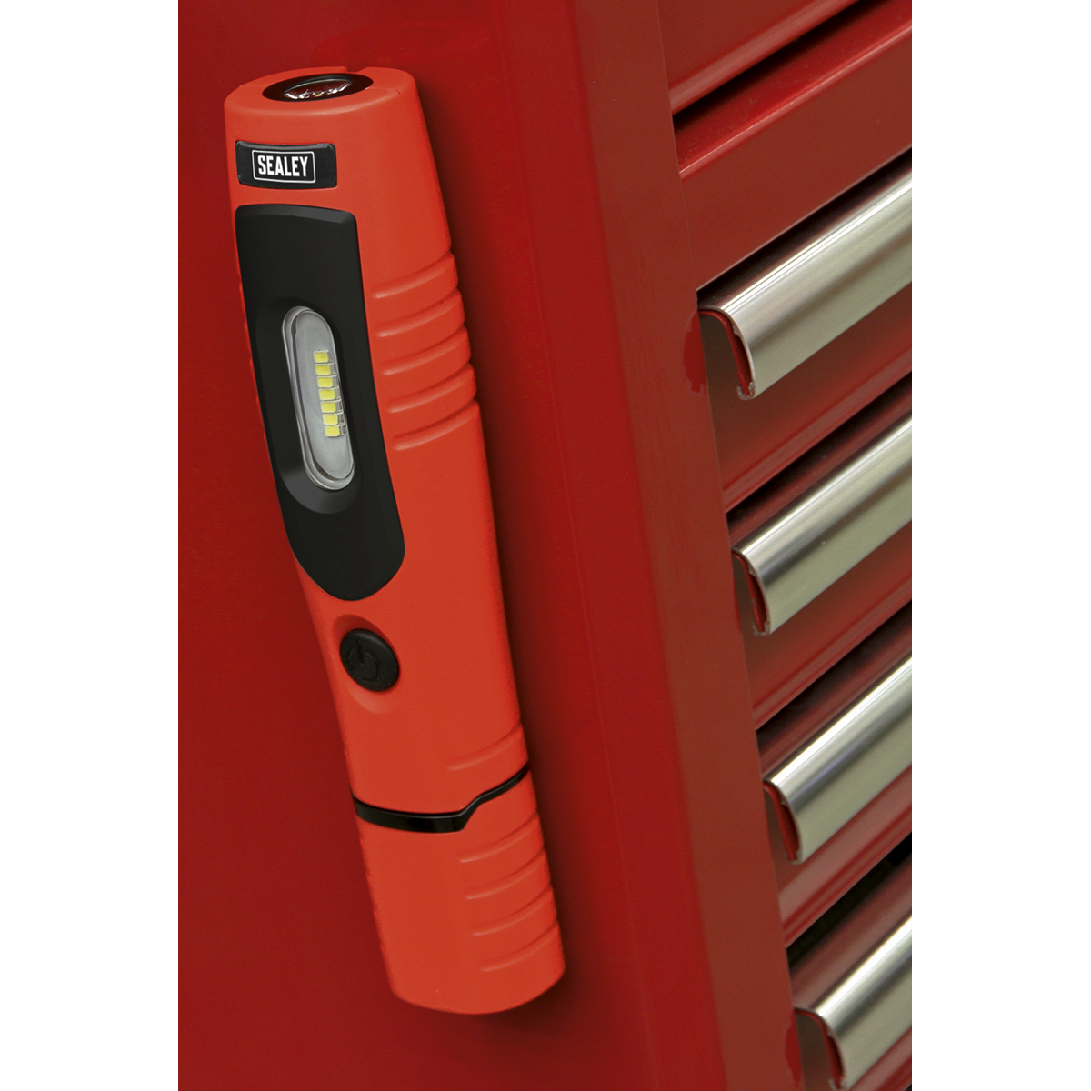 Rechargeable 360° Inspection Light 4W & 3W SMD LED - Red