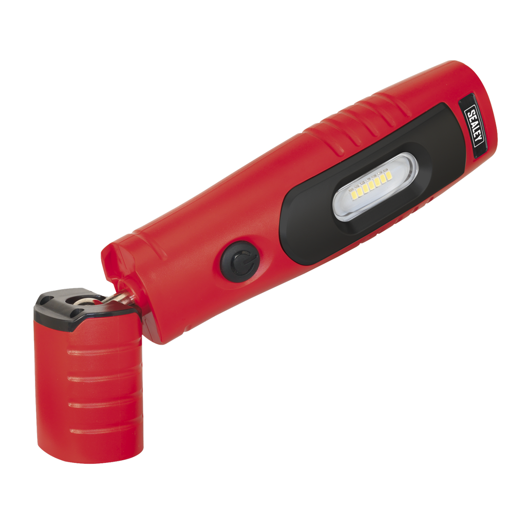 Rechargeable 360° Inspection Light 4W & 3W SMD LED - Red