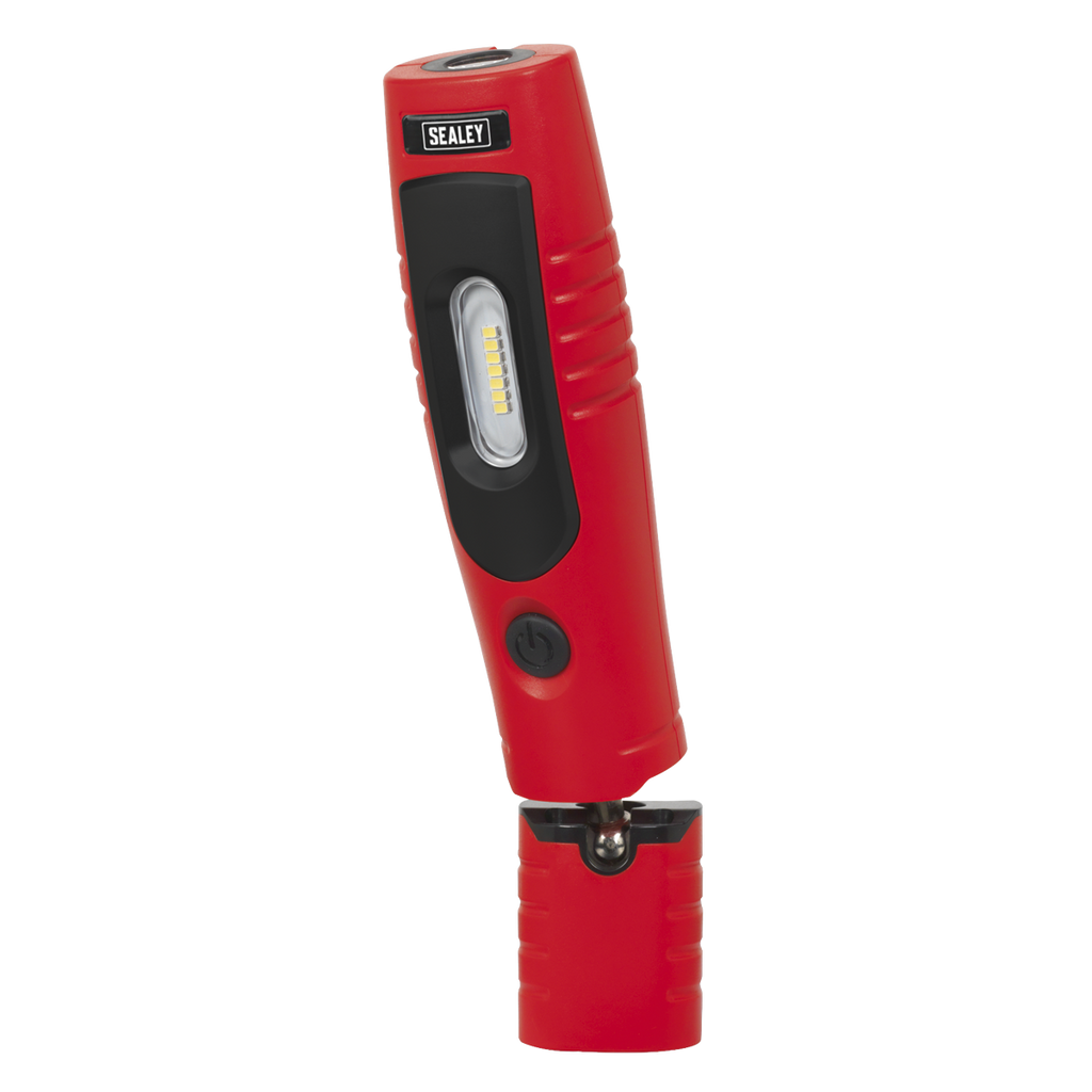 Rechargeable 360° Inspection Light 4W & 3W SMD LED - Red