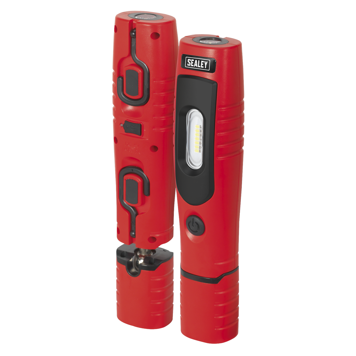 Rechargeable 360° Inspection Light 4W & 3W SMD LED - Red