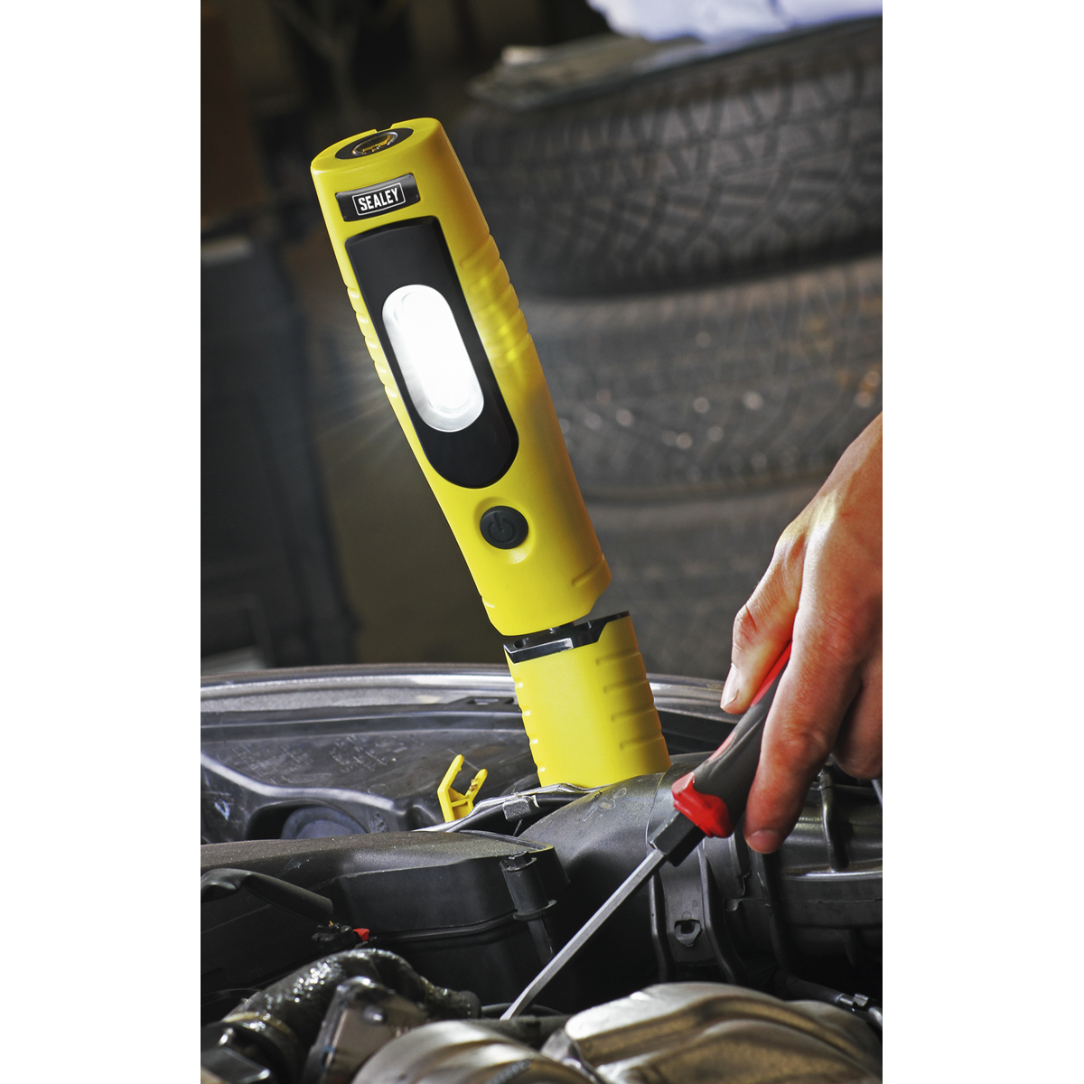 Rechargeable 360° Inspection Light 4W & 3W SMD LED - Yellow