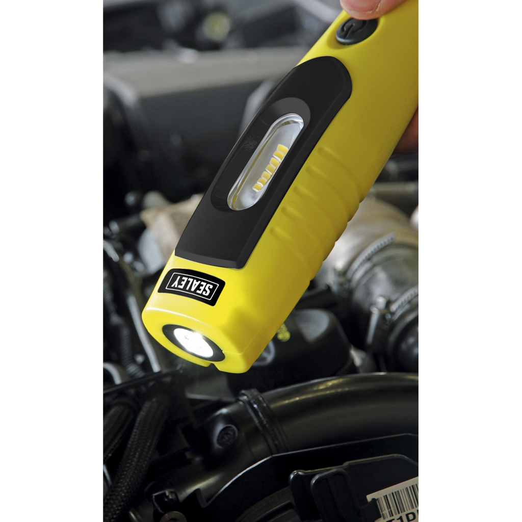 Rechargeable 360° Inspection Light 4W & 3W SMD LED - Yellow