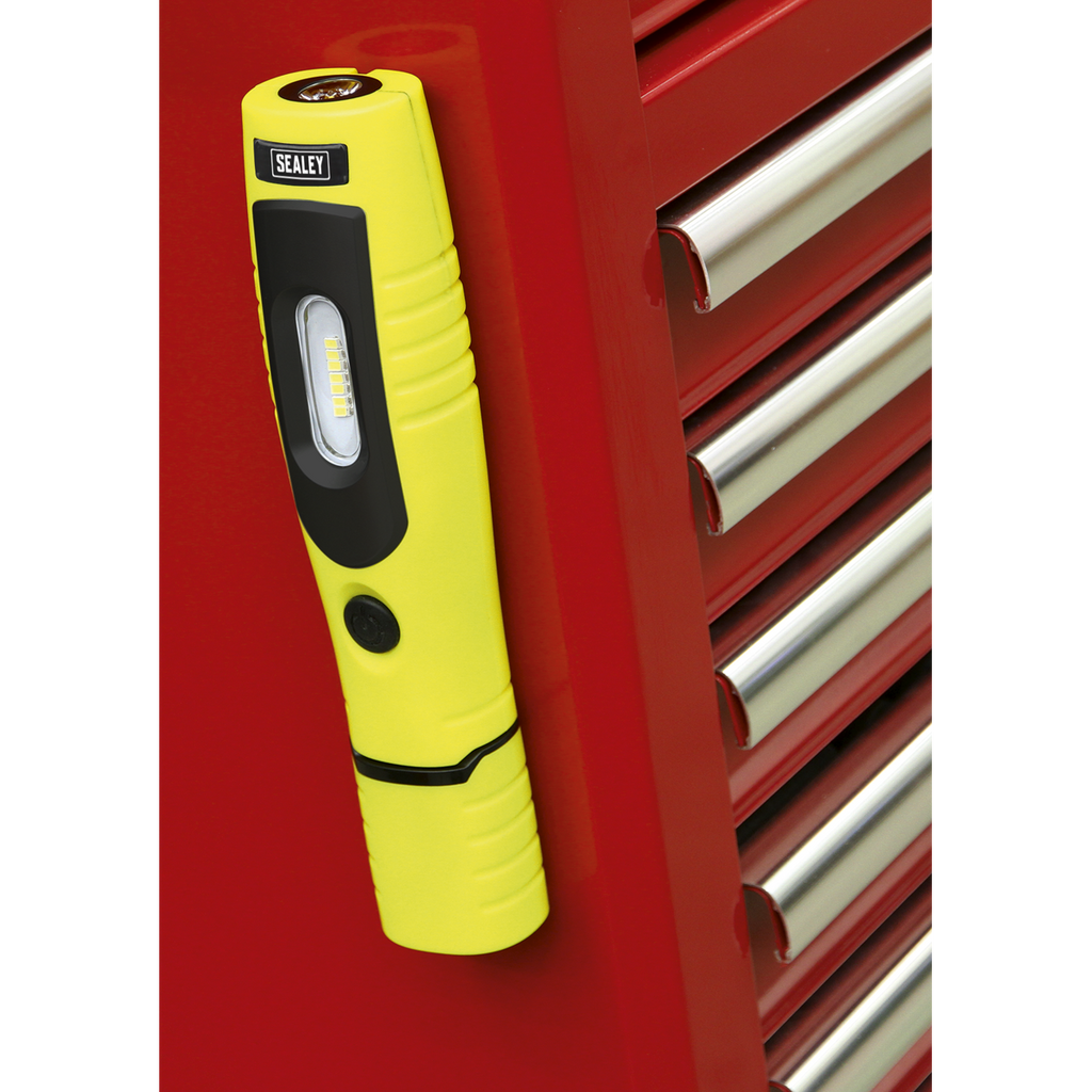 Rechargeable 360° Inspection Light 4W & 3W SMD LED - Yellow