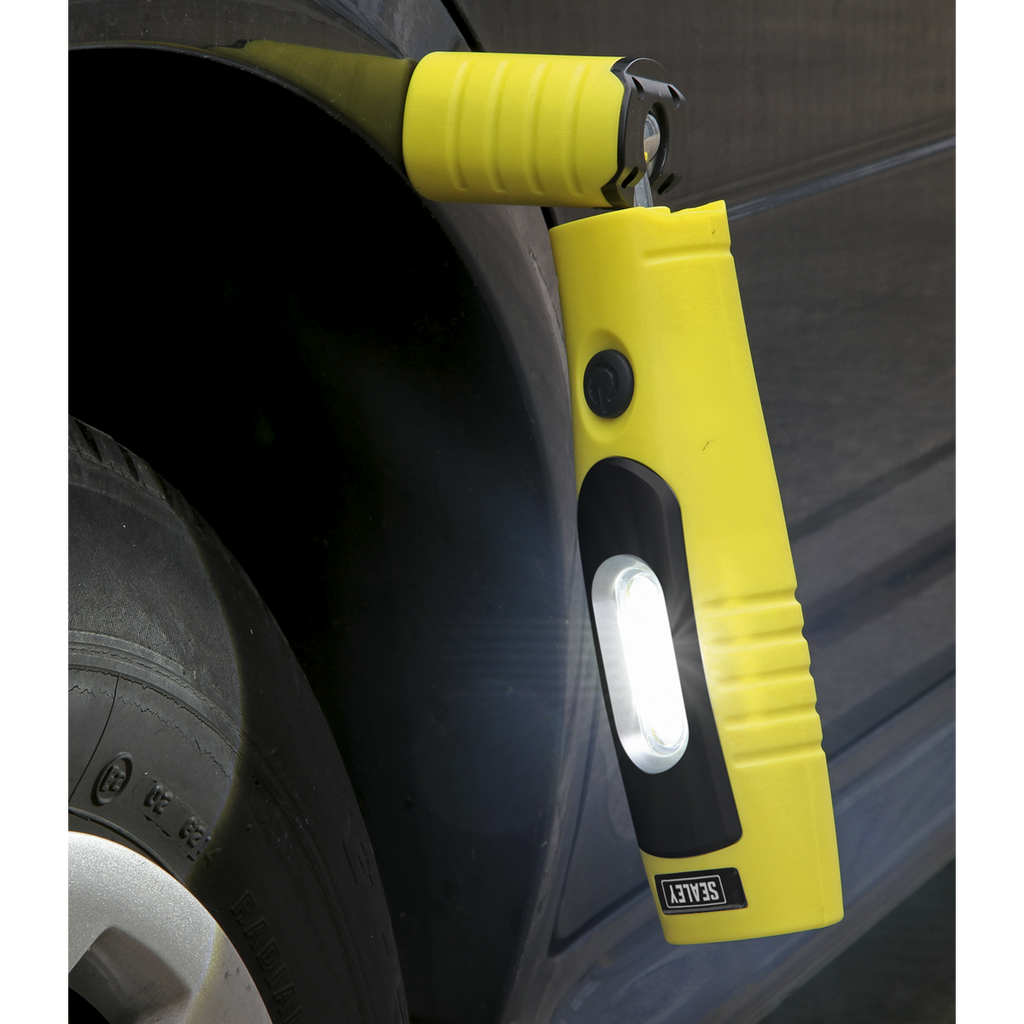 Rechargeable 360° Inspection Light 4W & 3W SMD LED - Yellow