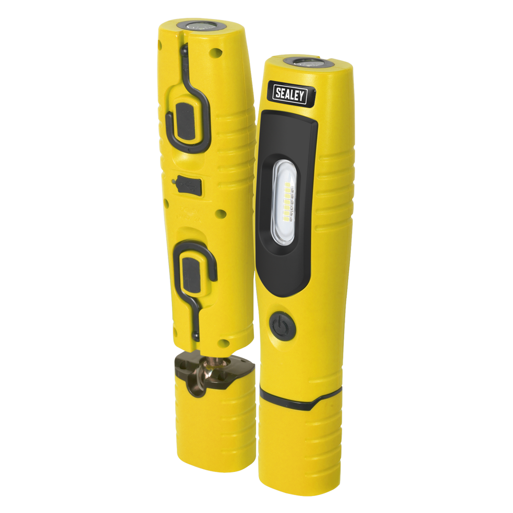 Rechargeable 360° Inspection Light 4W & 3W SMD LED - Yellow
