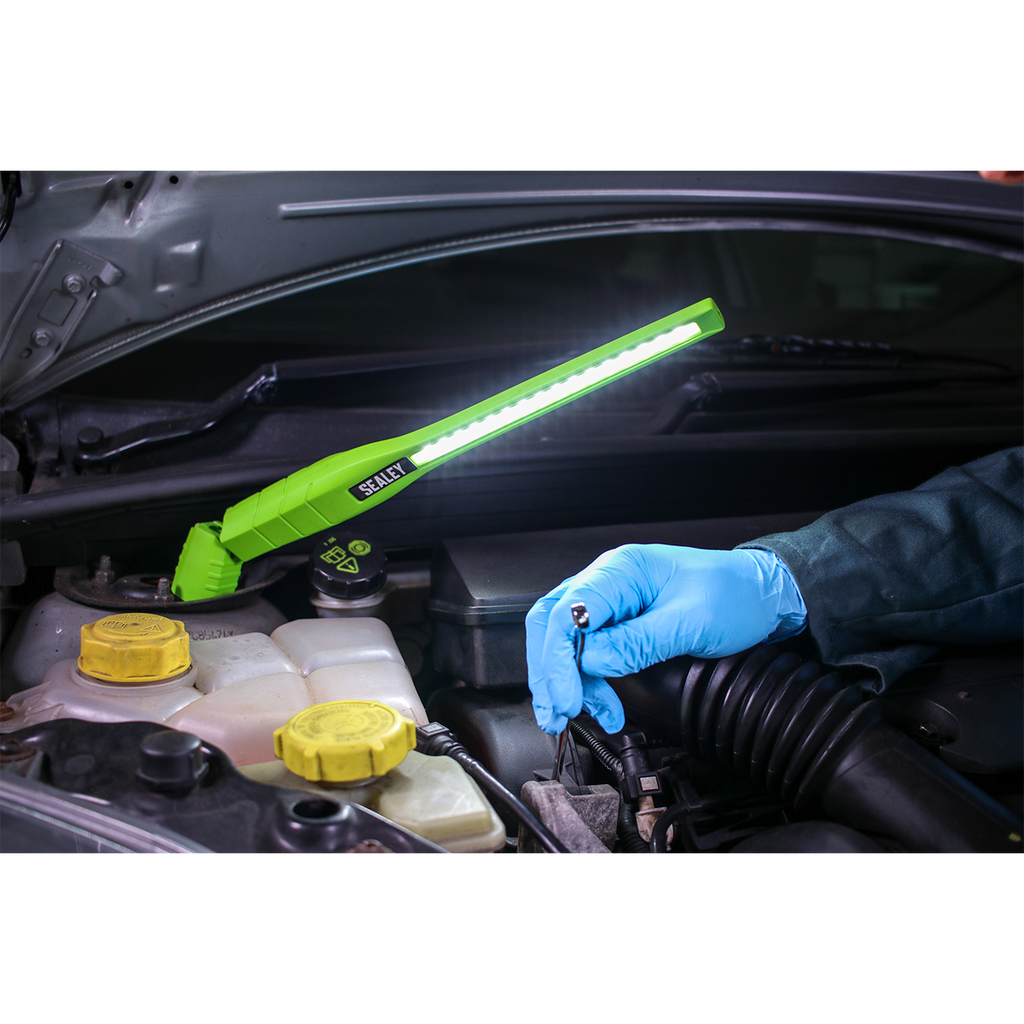 Rechargeable 360° Slim Inspection Light 8W & 1W SMD LED - Gr