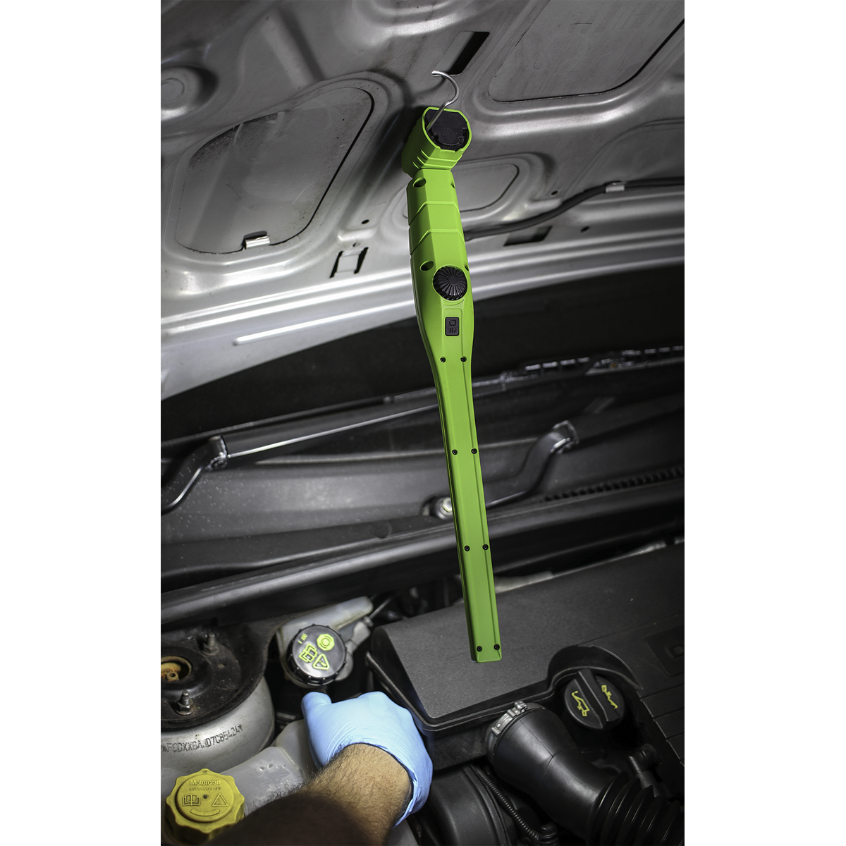 Rechargeable 360° Slim Inspection Light 8W & 1W SMD LED - Gr
