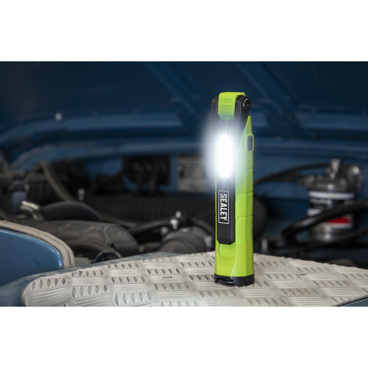Rechargeable 360° Inspection Light 10W & 2 x 4W SMD LED - Gr