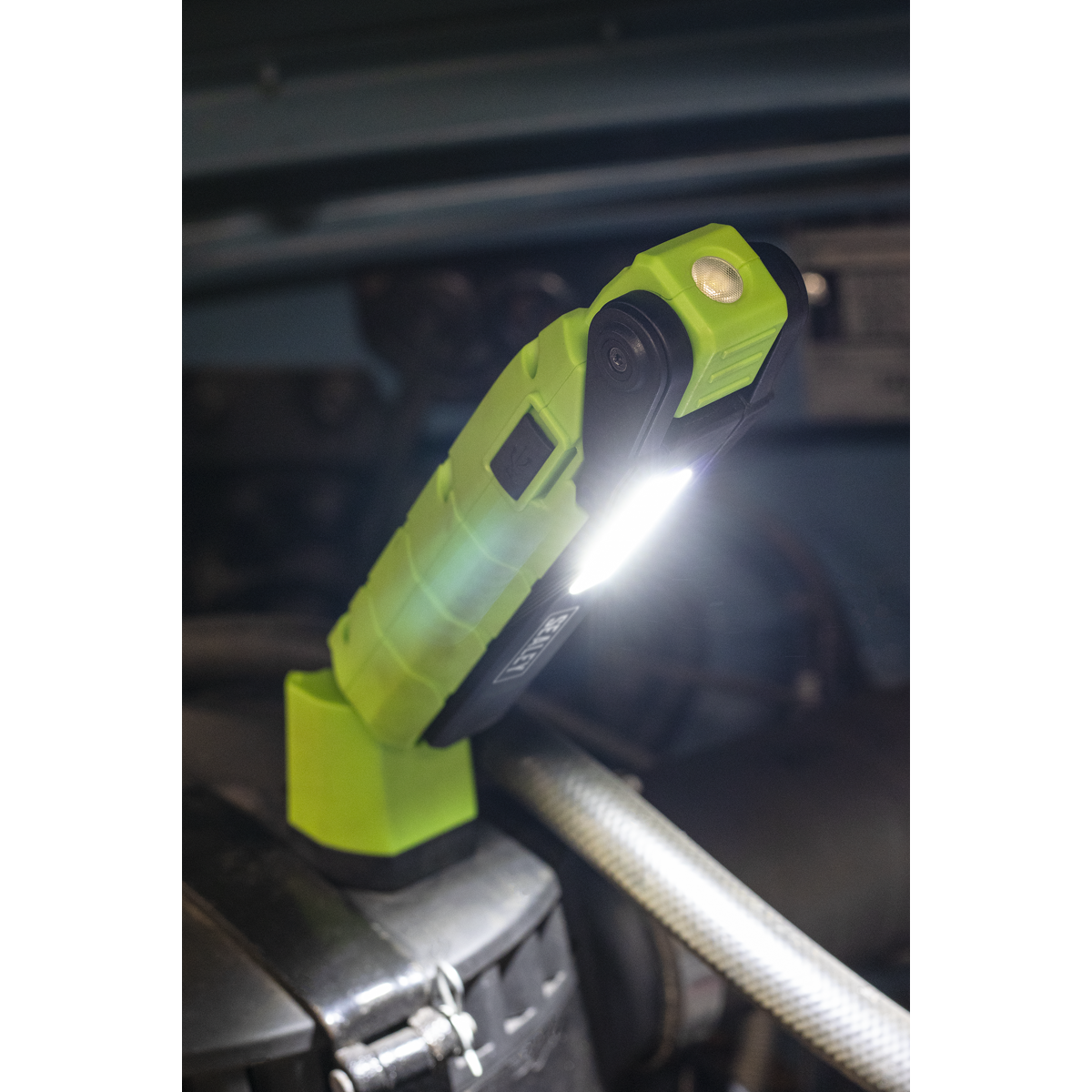 Rechargeable 360° Inspection Light 10W & 2 x 4W SMD LED - Gr