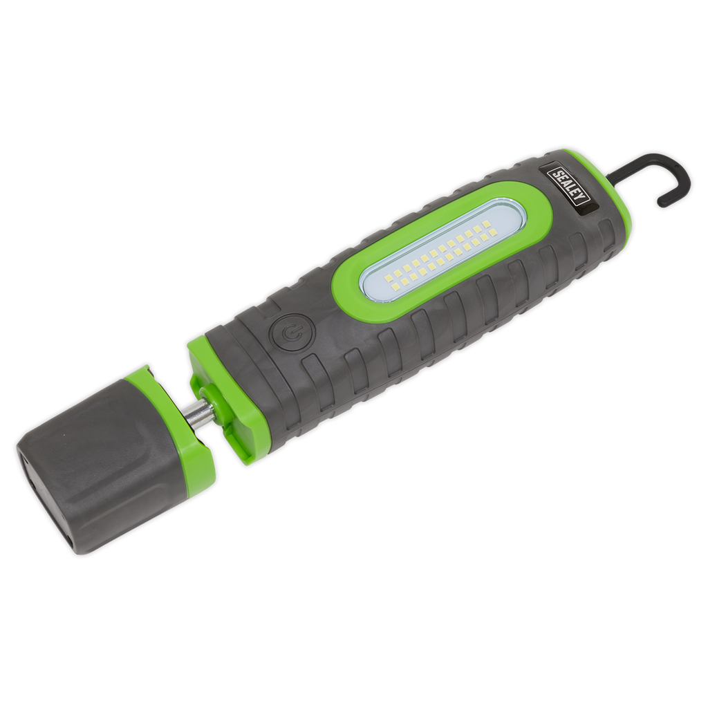 Rechargeable 360° Inspection Light 15W & 3W SMD LED - Green
