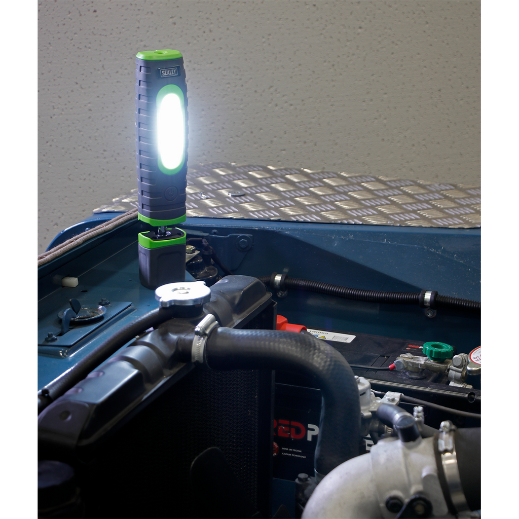 Rechargeable 360° Inspection Light 15W & 3W SMD LED - Green