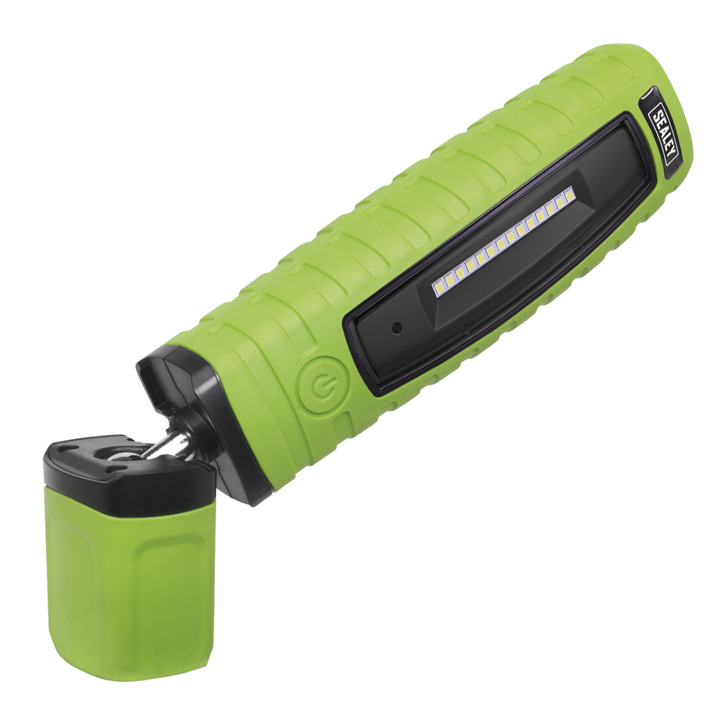 Rechargeable 360° Inspection Light 8W & 3W SMD LED - Green