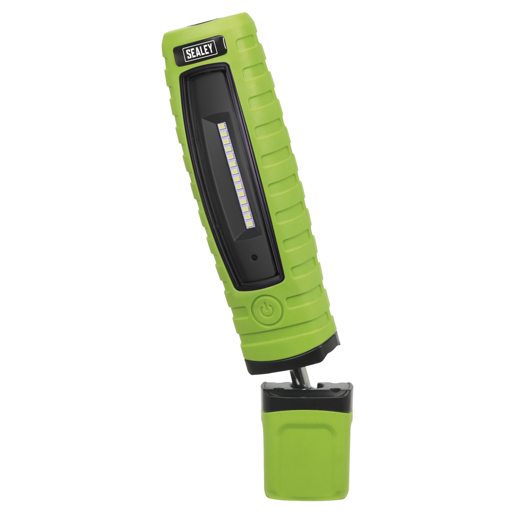 Rechargeable 360° Inspection Light 8W & 3W SMD LED - Green