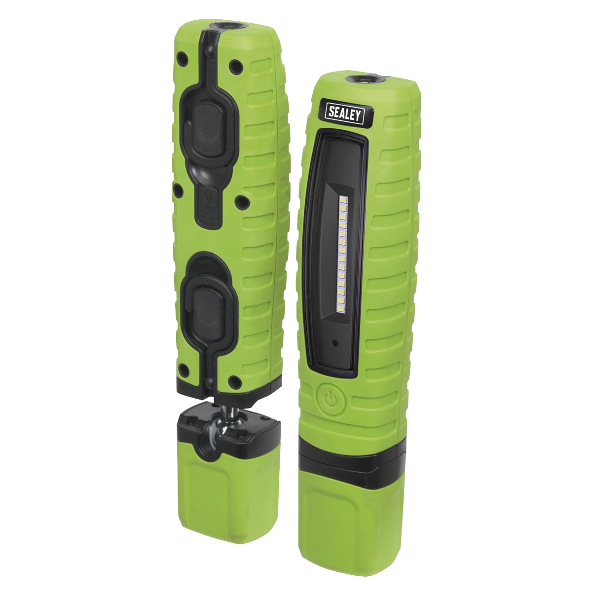 Rechargeable 360° Inspection Light 8W & 3W SMD LED - Green