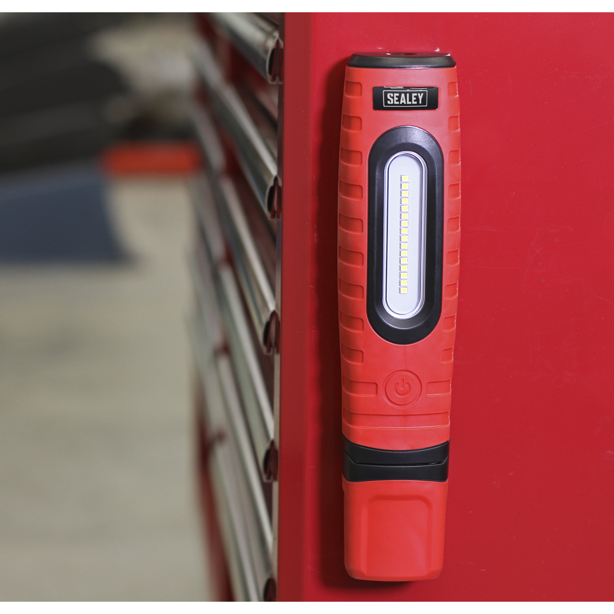 Rechargeable 360° Inspection Light 10W & 3W SMD LED - Red