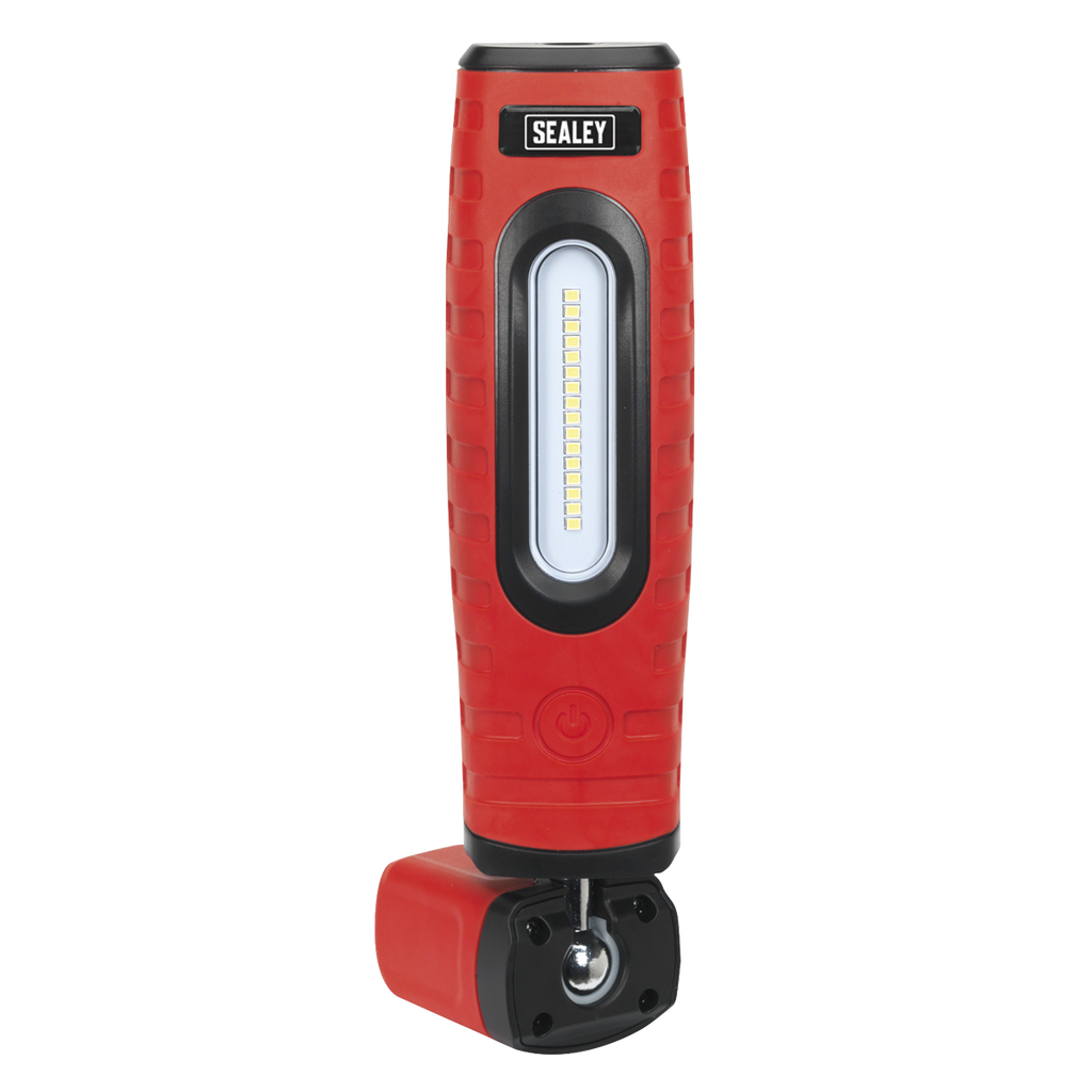 Rechargeable 360° Inspection Light 10W & 3W SMD LED - Red
