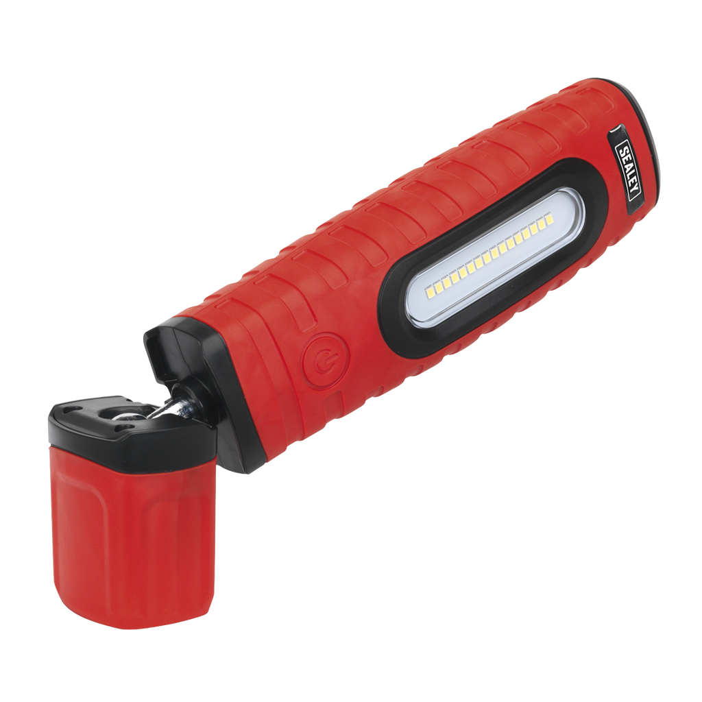 Rechargeable 360° Inspection Light 10W & 3W SMD LED - Red