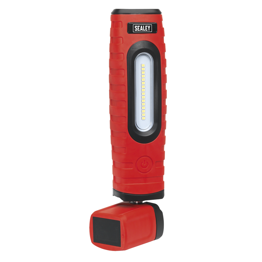 Rechargeable 360° Inspection Light 10W & 3W SMD LED - Red