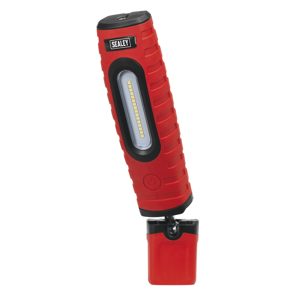 Rechargeable 360° Inspection Light 10W & 3W SMD LED - Red