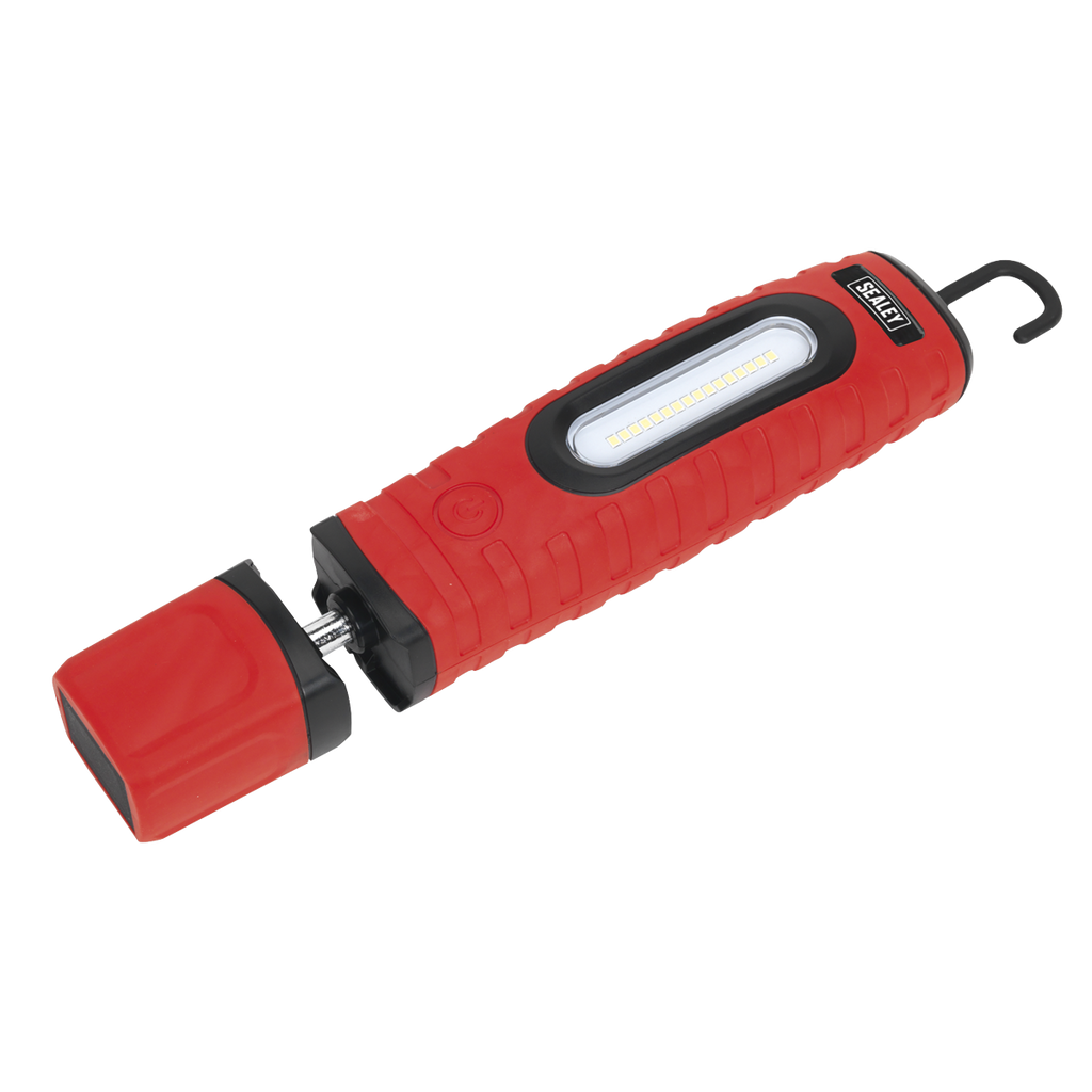 Rechargeable 360° Inspection Light 10W & 3W SMD LED - Red