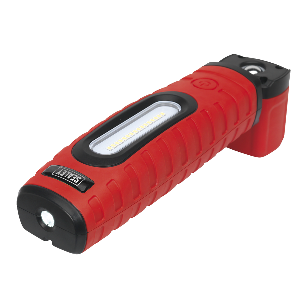 Rechargeable 360° Inspection Light 10W & 3W SMD LED - Red