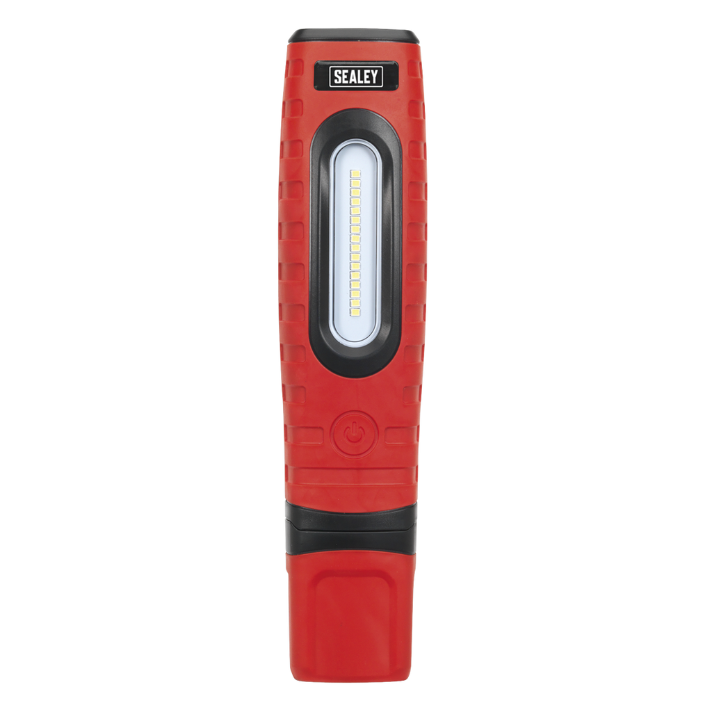 Rechargeable 360° Inspection Light 10W & 3W SMD LED - Red