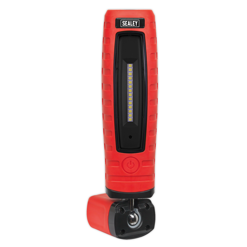 Rechargeable 360° Inspection Light 8W & 3W SMD LED - Red