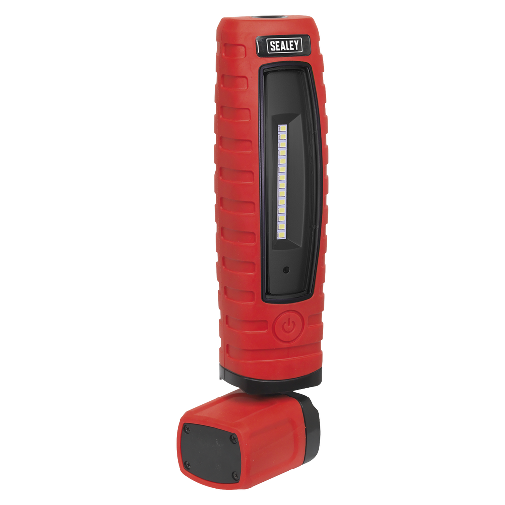 Rechargeable 360° Inspection Light 8W & 3W SMD LED - Red