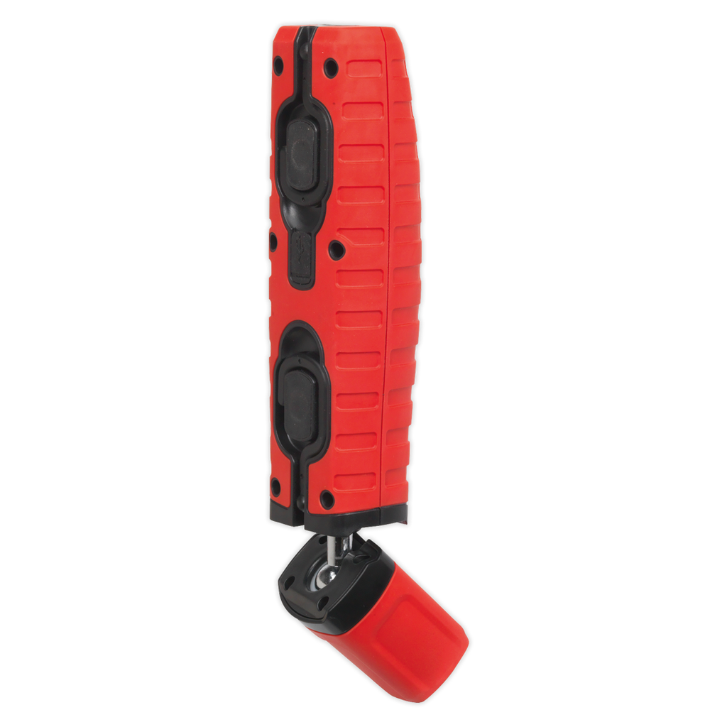 Rechargeable 360° Inspection Light 8W & 3W SMD LED - Red
