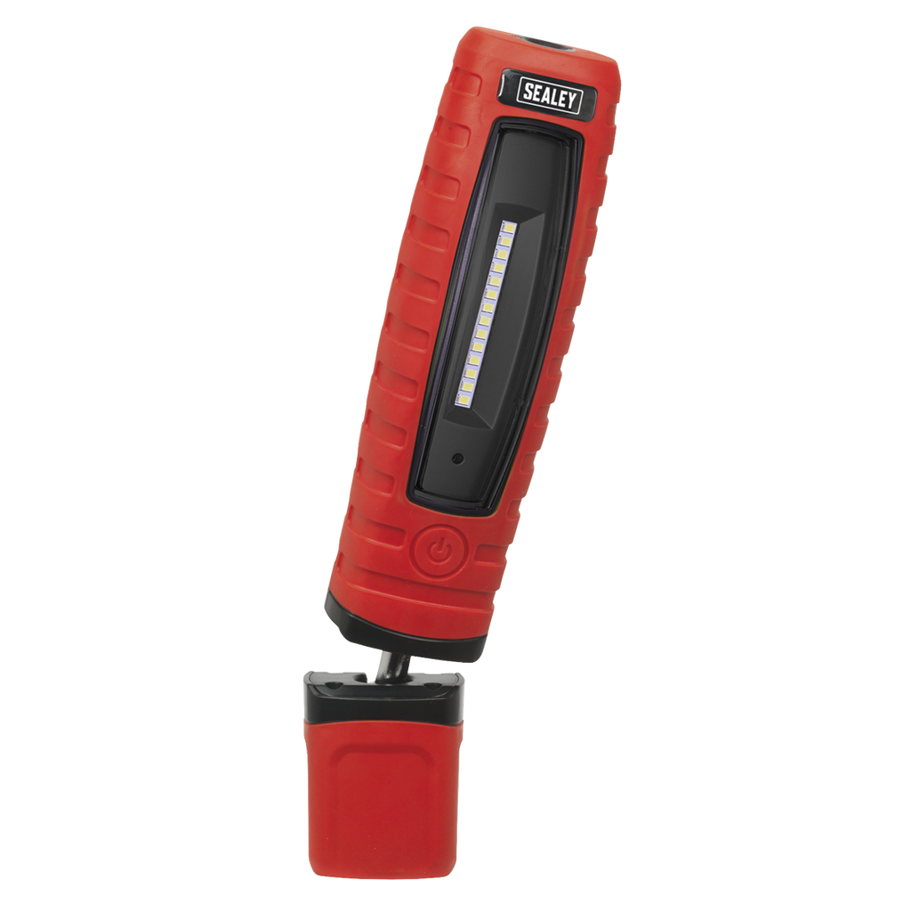 Rechargeable 360° Inspection Light 8W & 3W SMD LED - Red